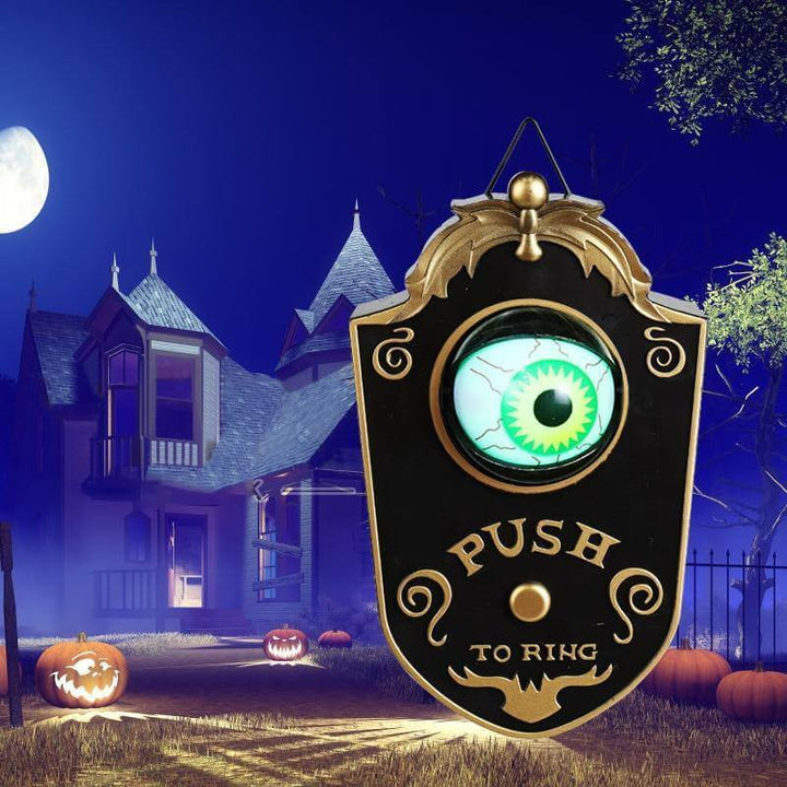 One-Eyed Luminous Glowing Halloween Doorbell | Bowlift
