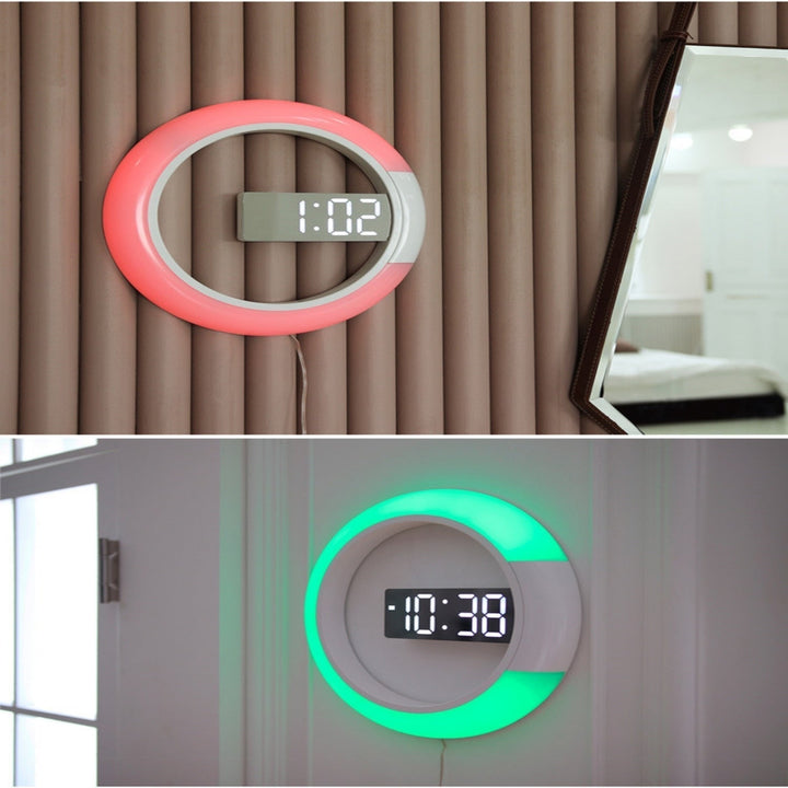 BowLift | LED Ring Lamp Wall Clock