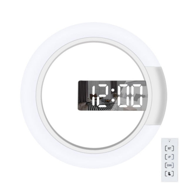BowLift | LED Ring Lamp Wall Clock