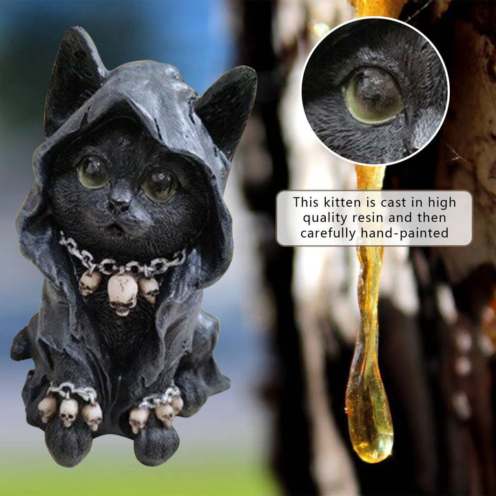 BowLift | Resin Black Cat Statue Decor