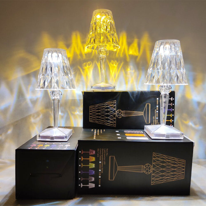 Diamond Acrylic TaBowlifte Lamp | Bowlift