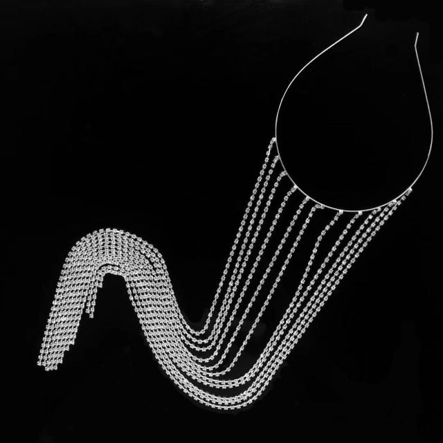 BowLift | Rhinestone Full Crystal Headband Chain