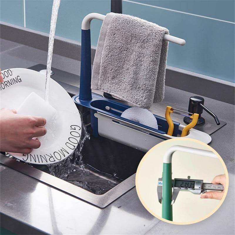 BowLift | 2in1 Kitchen Sink Folding Drain Rack
