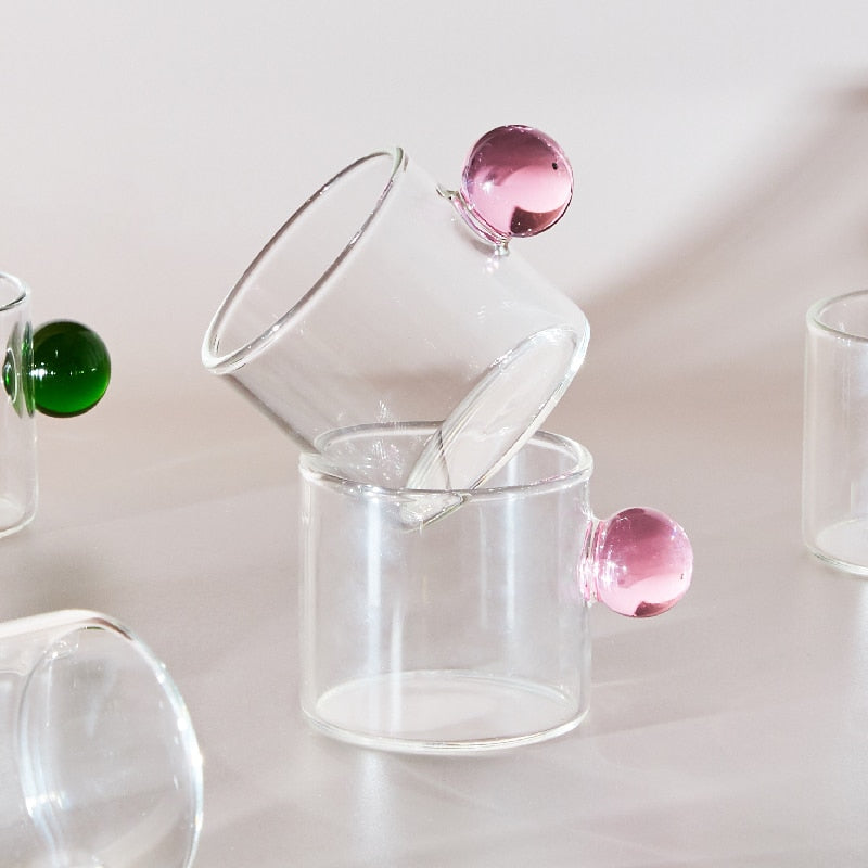 Globe Handle Glass Espresso Cup | Bowlift