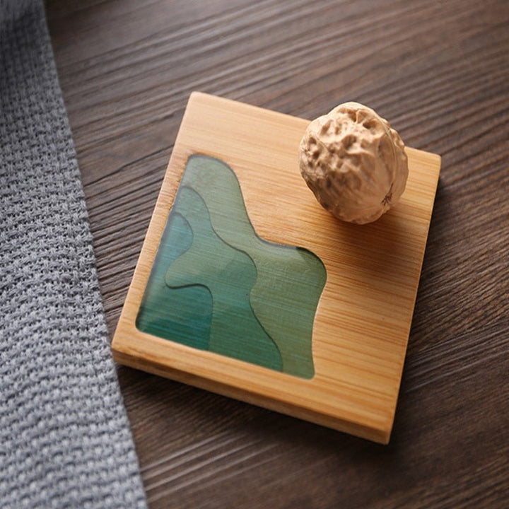 BowLift | Water Art Insulated Bamboo Coasters
