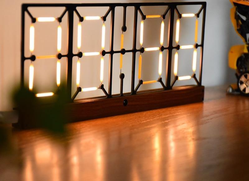 BowLift | Nordic Double-Sided LED Clock