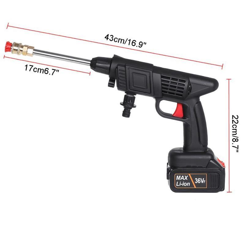 High Pressure Electric Cordless Car Washer Gun | Bowlift