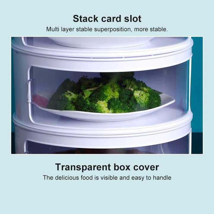 Multilayer Transparent Kitchen Food Storage Box | Bowlift