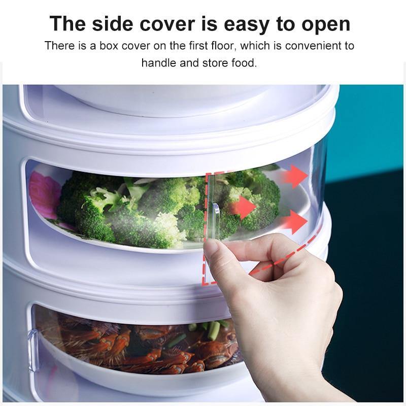 Multilayer Transparent Kitchen Food Storage Box | Bowlift