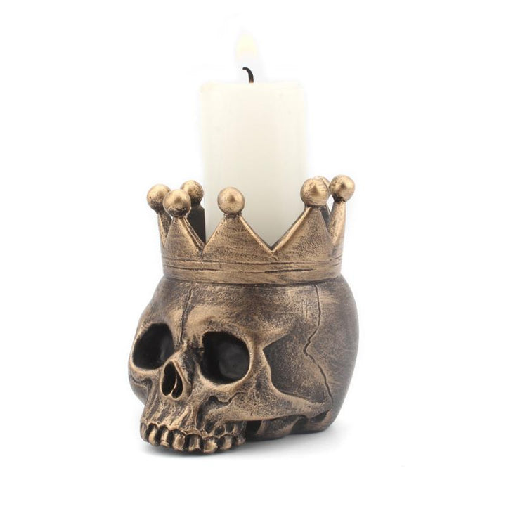 Mini Skull Head Candle Holder Mold | Bowlift