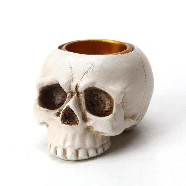 Mini Skull Head Candle Holder Mold | Bowlift