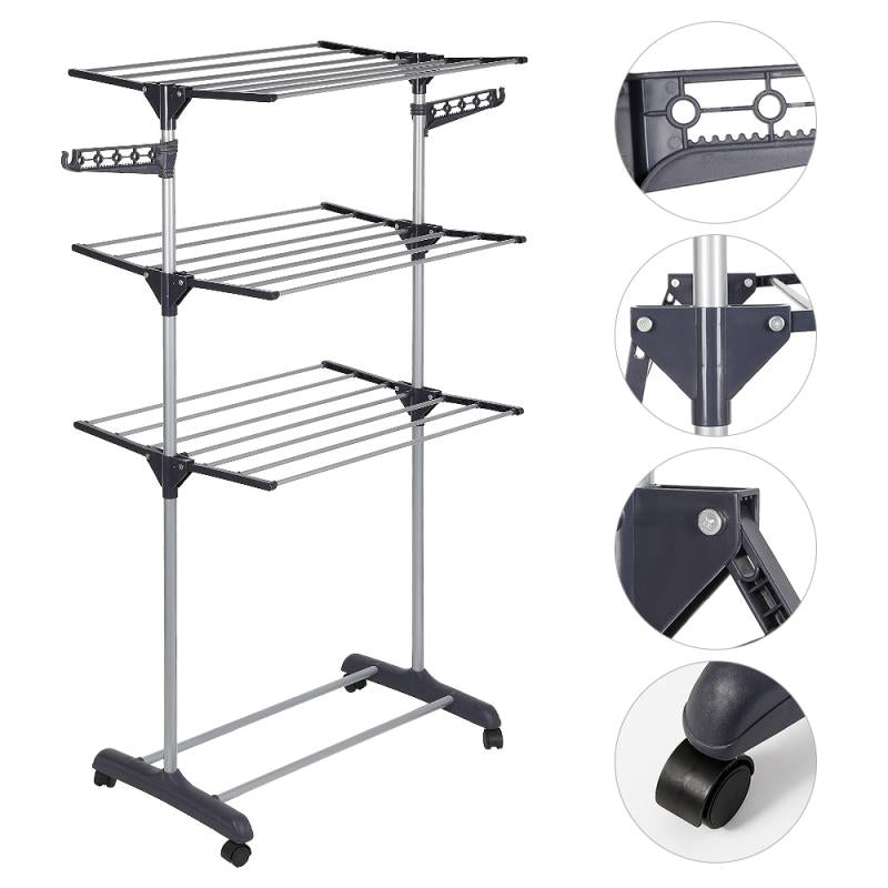 FoldaBowlifte Multi-Layer Clothes Hanger Rack Stand | Bowlift