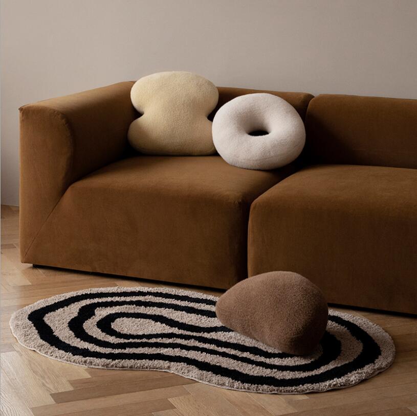 Abstract Teddy Plush Cushion | Bowlift