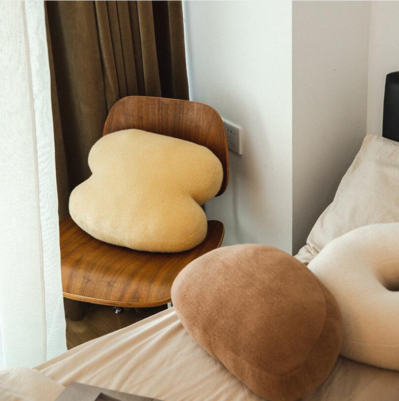 Abstract Teddy Plush Cushion | Bowlift