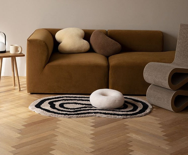Abstract Teddy Plush Cushion | Bowlift