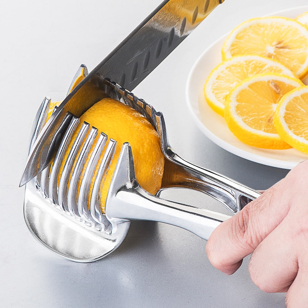 BowLift | Stainless Steel Vegetable Fruit Cutting Holder Tool