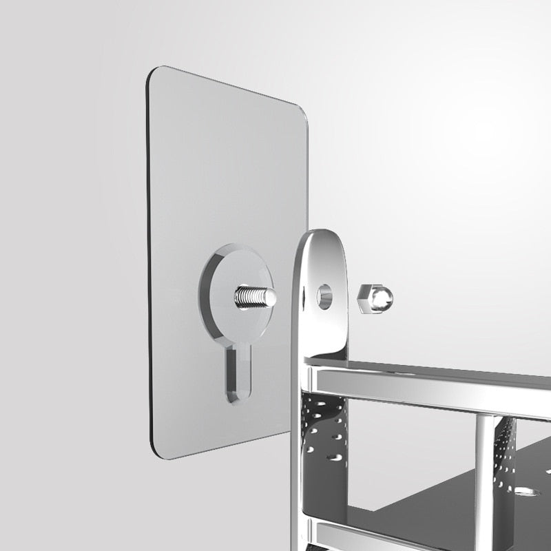 BowLift | 10 Pieces Heavy Duty Punch-Free Transparent Adhesive Hooks