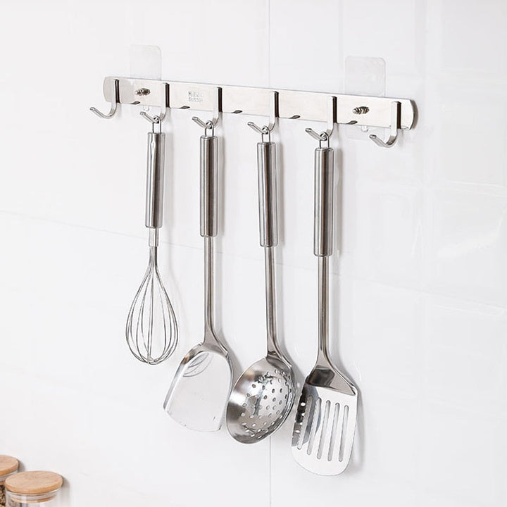 BowLift | 10 Pieces Heavy Duty Punch-Free Transparent Adhesive Hooks
