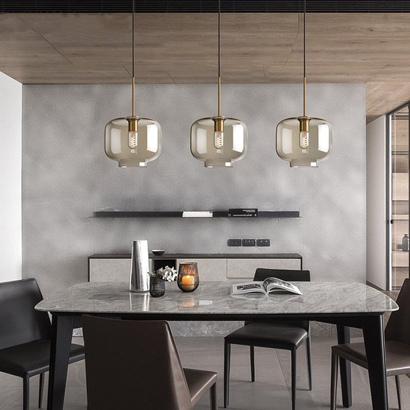 Modern Glass Hanging Lamps | Bowlift