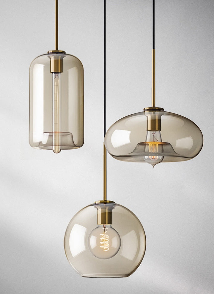 Modern Glass Hanging Lamps | Bowlift