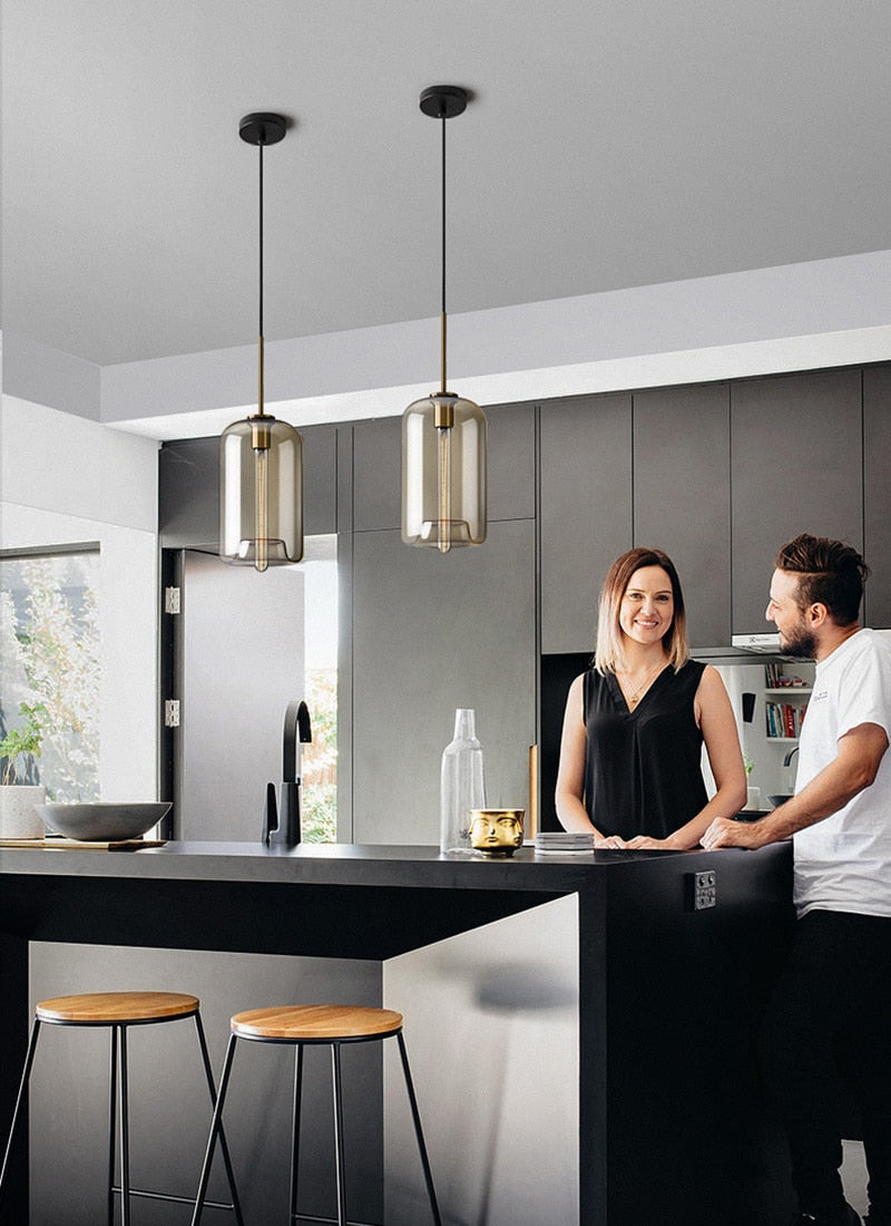 Modern Glass Hanging Lamps | Bowlift