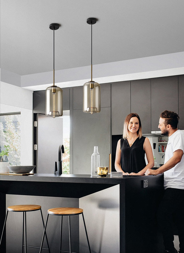 Modern Glass Hanging Lamps | Bowlift