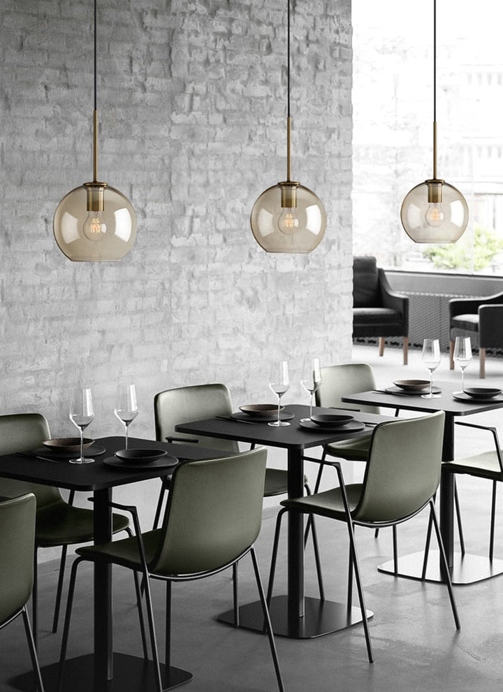 Modern Glass Hanging Lamps | Bowlift