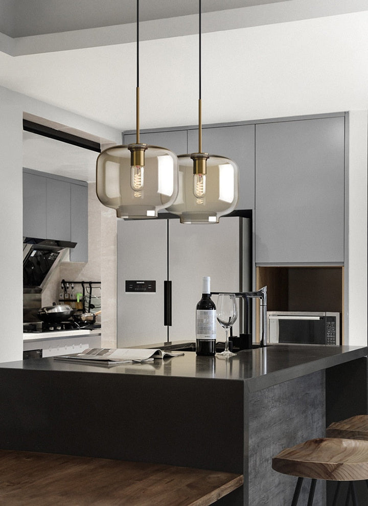 Modern Glass Hanging Lamps | Bowlift