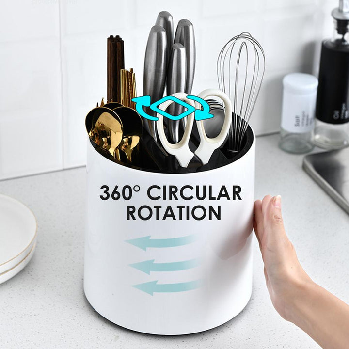 BowLift | Rotating Kitchen Utensil Knife Holder
