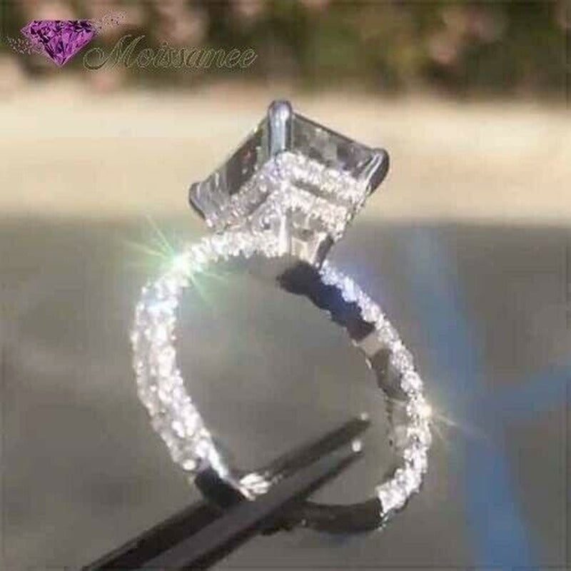 BowLift | Luxury Fashion Rose Gold Filling Inlaid Zircon Crystal Wedding Rings