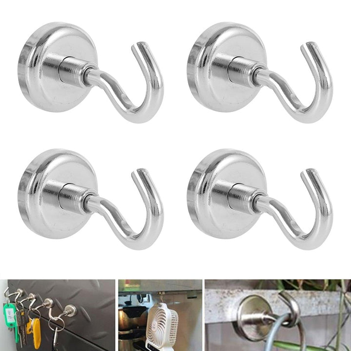 4Pcs Strong Magnetic Hooks | Bowlift