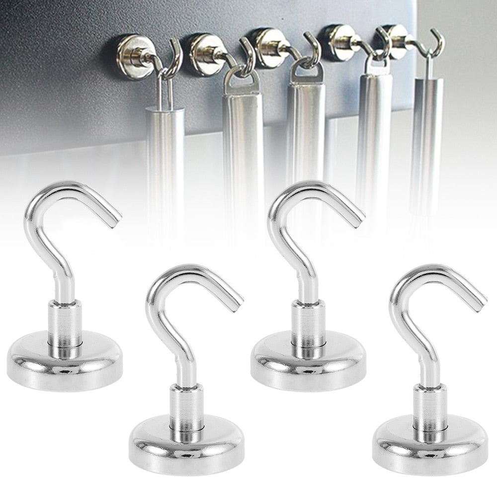 4Pcs Strong Magnetic Hooks | Bowlift