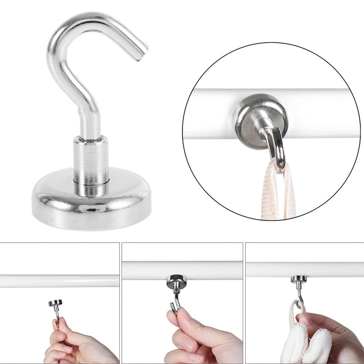 4Pcs Strong Magnetic Hooks | Bowlift