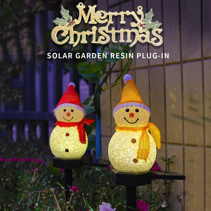 BowLift | Outdoor LED Solar Snowman Light