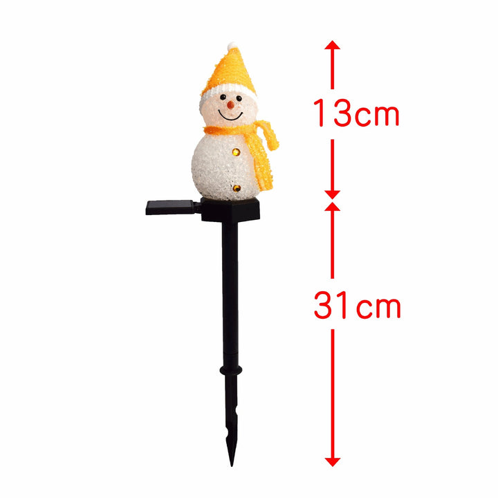 BowLift | Outdoor LED Solar Snowman Light