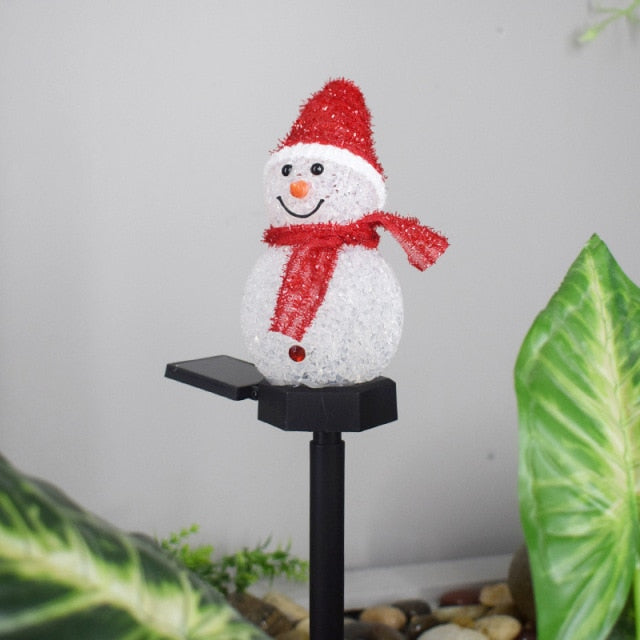 BowLift | Outdoor LED Solar Snowman Light