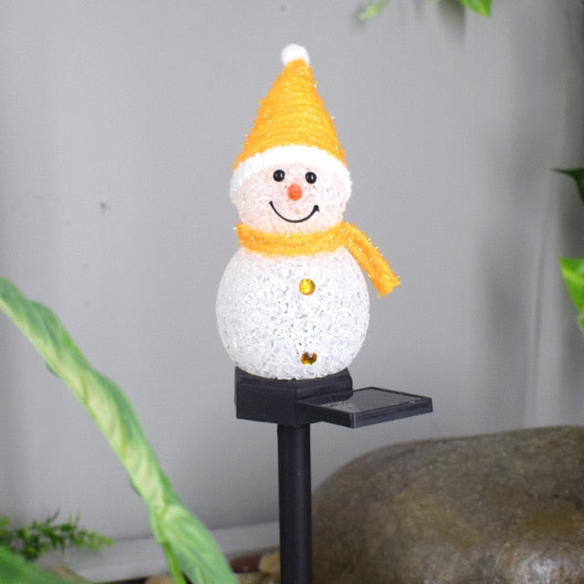 BowLift | Outdoor LED Solar Snowman Light