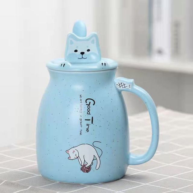 BowLift | Cute Cartoon Kitty Mug Set