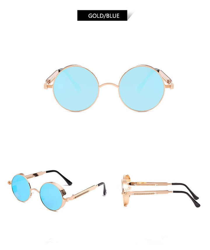 Creative Round Retro Round Metal Sunglasses | Bowlift