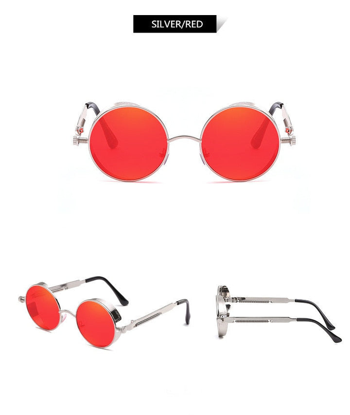 Creative Round Retro Round Metal Sunglasses | Bowlift