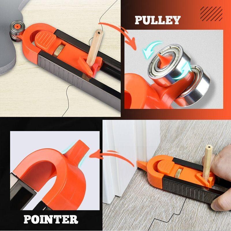 Precise Contour Gauge with Lock | Bowlift
