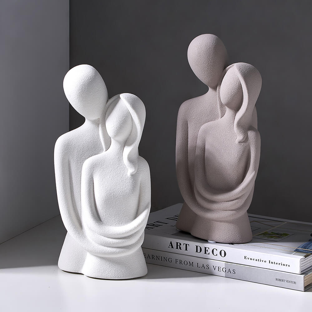 Nordic Abstract Thinker Resin Statue Sculpture | Bowlift