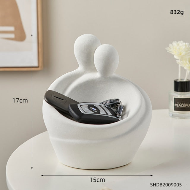 Nordic Abstract Thinker Resin Statue Sculpture | Bowlift