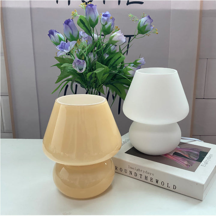 BowLift | Creative Mushroom Glass Mushroom Table Lamp