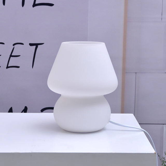 BowLift | Creative Mushroom Glass Mushroom Table Lamp