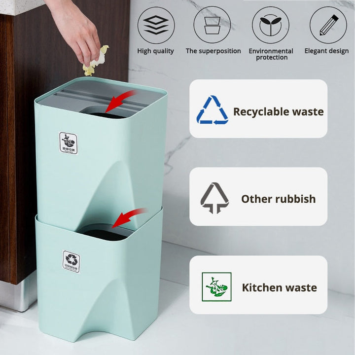 BowLift | Stackable Trash Can