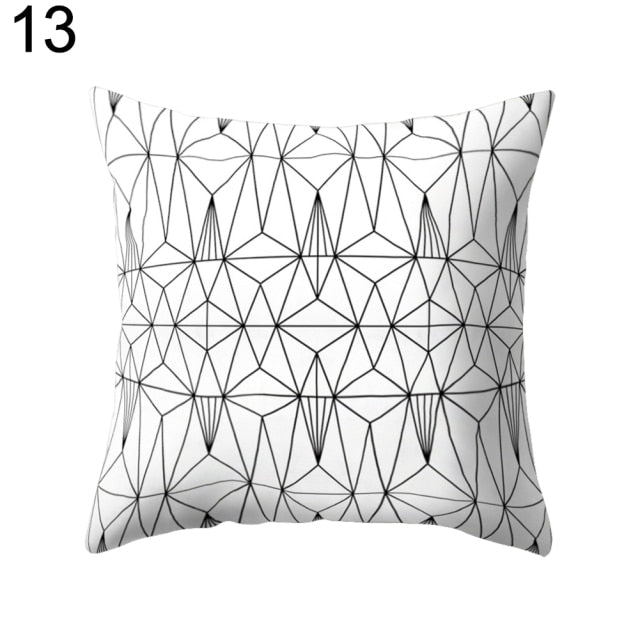 BowLift | Black and White Design Geometric Home Pillow Cases