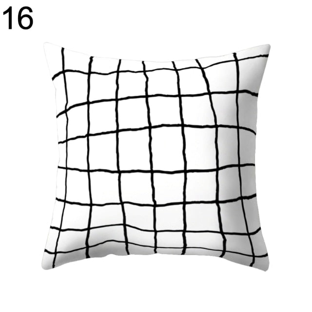 BowLift | Black and White Design Geometric Home Pillow Cases