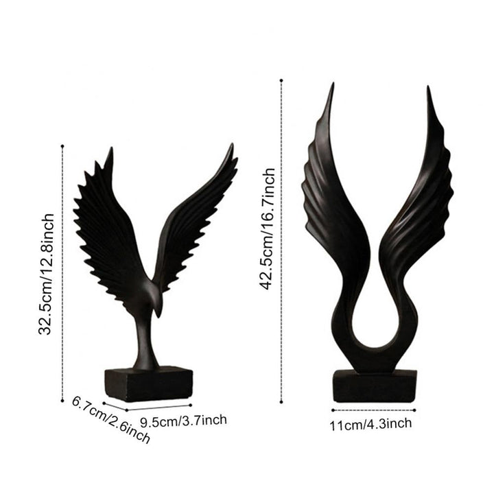 Angel Wings Sculpture Home Decor | Bowlift