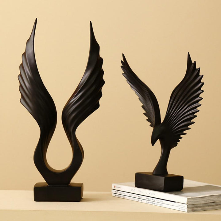 Angel Wings Sculpture Home Decor | Bowlift